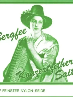 Nicht verpassen | Bergfee Zither-Saiten Satz 1320, Wiener Stimmung 32-saitig,grüne Serie,1320-WS32